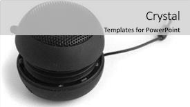  Presentation with speaker - Slide deck enhanced with system dynamics - mini speaker isolated background and a light gray colored foreground