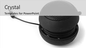  Presentation with frames isolated on white brown - Presentation theme featuring system dynamics - mini speaker isolated background and a light gray colored foreground