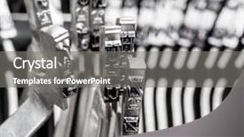  Presentation with chaos - Presentation theme having system dynamics - type an old typewriter representative background and a  colored foreground