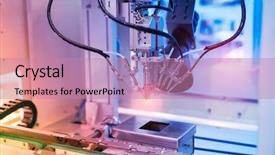  Presentation with electric circuit - Colorful slide set enhanced with system for printed and assembly backdrop and a coral colored foreground