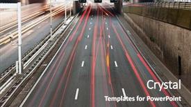  Presentation with limit - Audience pleasing theme consisting of system indicating a speed limit backdrop and a dark gray colored foreground