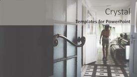  Presentation with budapest - PPT layouts with szechenyi-spa-bath-interior-budapest background and a light gray colored foreground