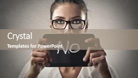  Presentation with nuclear technology - Beautiful slide deck featuring i don't like technology backdrop and a  colored foreground