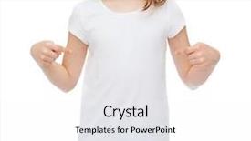  Presentation with girl design - Beautiful PPT layouts featuring t-shirt design concept - smiling backdrop and a white colored foreground