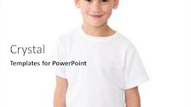  Presentation with cute - Slide deck featuring t-shirt-mock-up-cute background and a white colored foreground