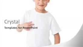  Presentation with cute - Presentation theme having t-shirt-mock-up-cute background and a white colored foreground
