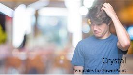  Presentation with blue - Beautiful slide deck featuring t-shirt over isolated background backdrop and a teal colored foreground