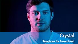  Presentation with ultra - Slide set featuring t-shirt over ultra violet background and a teal colored foreground