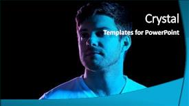  Presentation with ultra - Amazing slide deck having t-shirt over ultra violet backdrop and a black colored foreground