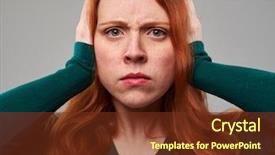  Presentation with shot - Presentation having t want to hear something background and a tawny brown colored foreground