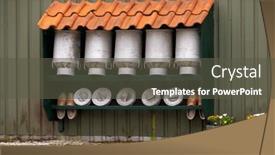  Presentation with dutch - Presentation design with t-ypical-dutch-image background and a dark gray colored foreground