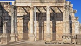  Presentation with roman style - Beautiful presentation featuring tabgha-israel-january-2012 backdrop and a  colored foreground