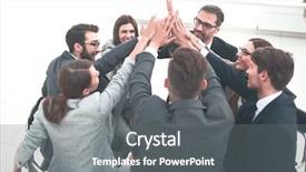  Presentation with round table - Cool new PPT theme with table and showing their unity backdrop and a gray colored foreground