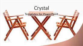  Presentation with furniture - PPT theme enhanced with decades - narrow dark alley background and a  colored foreground.