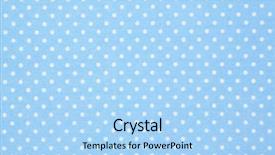  Presentation with turquoise - Presentation theme consisting of table cloth - detail of turquoise dotted place background and a light blue colored foreground