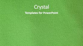  Presentation with fabric - PPT theme enhanced with table cloth - green fabric texture background and a seafoam green colored foreground
