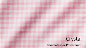  Presentation with pink white - Amazing PPT theme having table cloth - white and pink checkered background backdrop and a lemonade colored foreground