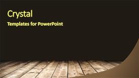  Presentation with brown - Colorful theme enhanced with table columns - brown wooden boards backdrop and a  colored foreground