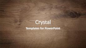  Presentation with texture - Theme enhanced with table columns - brown wooden texture background and a coral colored foreground