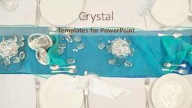  Presentation with birthday celebration - Presentation theme with table-decor-ready background and a  colored foreground