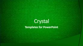  Presentation with green color - Amazing slides having table felt background in green backdrop and a black colored foreground