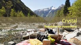  Presentation with red wine cheese - PPT theme having table mountain - red wine cheese and grapes background and a  colored foreground