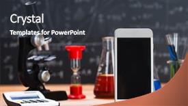  Presentation with tubes - PPT layouts featuring table on a chalkboard background background and a dark gray colored foreground