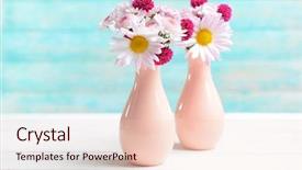  Presentation with light blue - Audience pleasing slides consisting of table on light blue background backdrop and a lemonade colored foreground