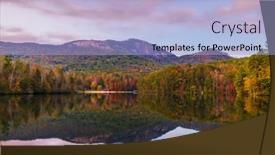  Presentation with mountain lake - Amazing PPT theme having table-rock-mountain-pickens-south backdrop and a light blue colored foreground