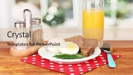  Presentation with cafe - Amazing theme having table salt - breakfast in cafe backdrop and a lemonade colored foreground