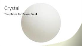 Presentation with table tennis - Beautiful slide deck featuring table-tennis-ball-isolated backdrop and a white colored foreground