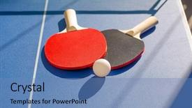  Presentation with table tennis - Cool new PPT layouts with table tennis ping pong two backdrop and a teal colored foreground