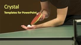  Presentation with table tennis - PPT layouts having  background and a  colored foreground
