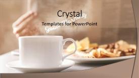  Presentation with good morning couple bed - PPT layouts featuring table text good morning background and a coral colored foreground