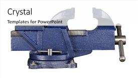  Presentation with scroll paper isolated on white - Slides with table vise isolated on white background and a white colored foreground