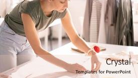  Presentation with paper cutting - Colorful presentation enhanced with table while taking pin backdrop and a lemonade colored foreground