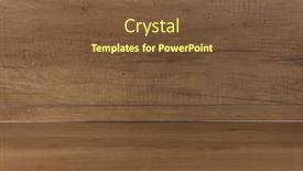  Presentation with space time - Theme consisting of table-with-empty-space background and a tawny brown colored foreground