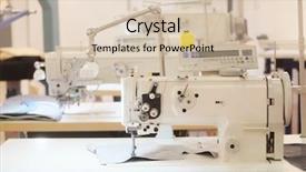  Presentation with sewing machine - Amazing theme having table with professional sewing machine backdrop and a lemonade colored foreground