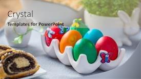  Presentation with food - Audience pleasing PPT layouts consisting of table-with-traditional-food backdrop and a lemonade colored foreground