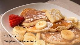  Presentation with maple tea - Cool new slide set with tablescapes - banana pancakes with maple syrup backdrop and a  colored foreground
