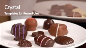  Presentation with hot chocolate - Beautiful theme featuring tablescapes - close up of two plates backdrop and a  colored foreground