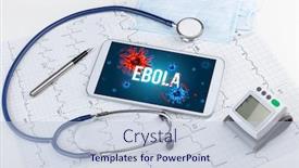  Presentation with ebola - Presentation theme with tablet-pc-and-doctor-tools background and a lemonade colored foreground