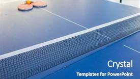  Presentation with ping pong - Amazing presentation theme having tabletennis - table tennis or ping pong backdrop and a ocean colored foreground