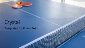  Presentation with table tennis - Audience pleasing PPT layouts consisting of tabletennis - table tennis or ping pong backdrop and a  colored foreground