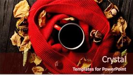  Presentation with lumber - Beautiful theme featuring scarf and mug of yummy backdrop and a tawny brown colored foreground