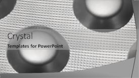  Presentation with drug resistance - Cool new slide set with tablets-in-blister-pack-arranged backdrop and a light gray colored foreground