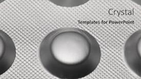  Presentation with drug resistance - Amazing presentation theme having tablets-in-blister-pack-arranged backdrop and a light gray colored foreground