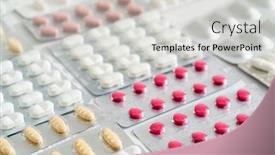  Presentation with tablets - Slide deck enhanced with tablets-in-foil-pack background and a light gray colored foreground