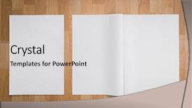  Presentation with christmas empty blank letter - Amazing slide set having tabloid - blank newspaper with empty space backdrop and a light gray colored foreground