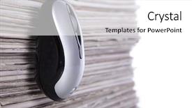  Presentation with news - Colorful presentation theme enhanced with tabloid - electronic news in the internet backdrop and a white colored foreground